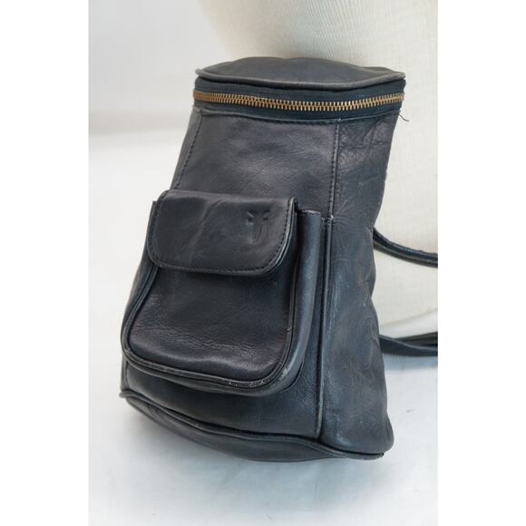Frye Black Leather Backpack - Picture 3 of 11
